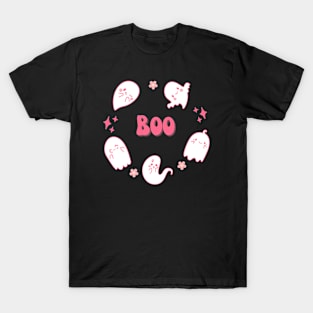 Funny Adorable Pink Boo T-Shirt